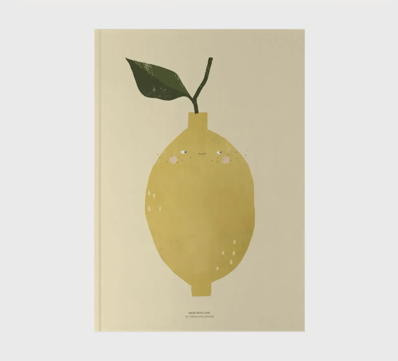 JOYEUX CITRON MIGNON carnet de notes de sarahlenadesign