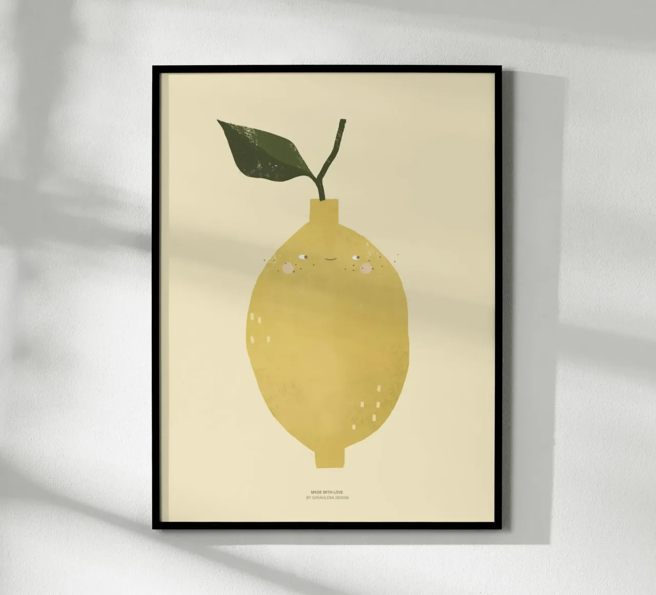 FRÖHLICHE SÜSSE ZITRONE Hahnemühle von sarahlenadesign
