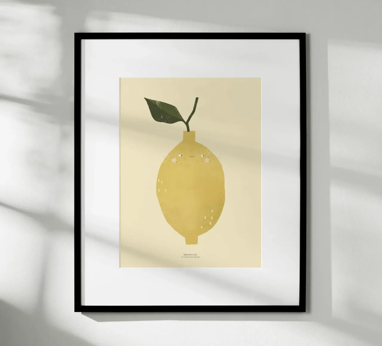 FRÖHLICHE SÜSSE ZITRONE Hahnemühle von sarahlenadesign