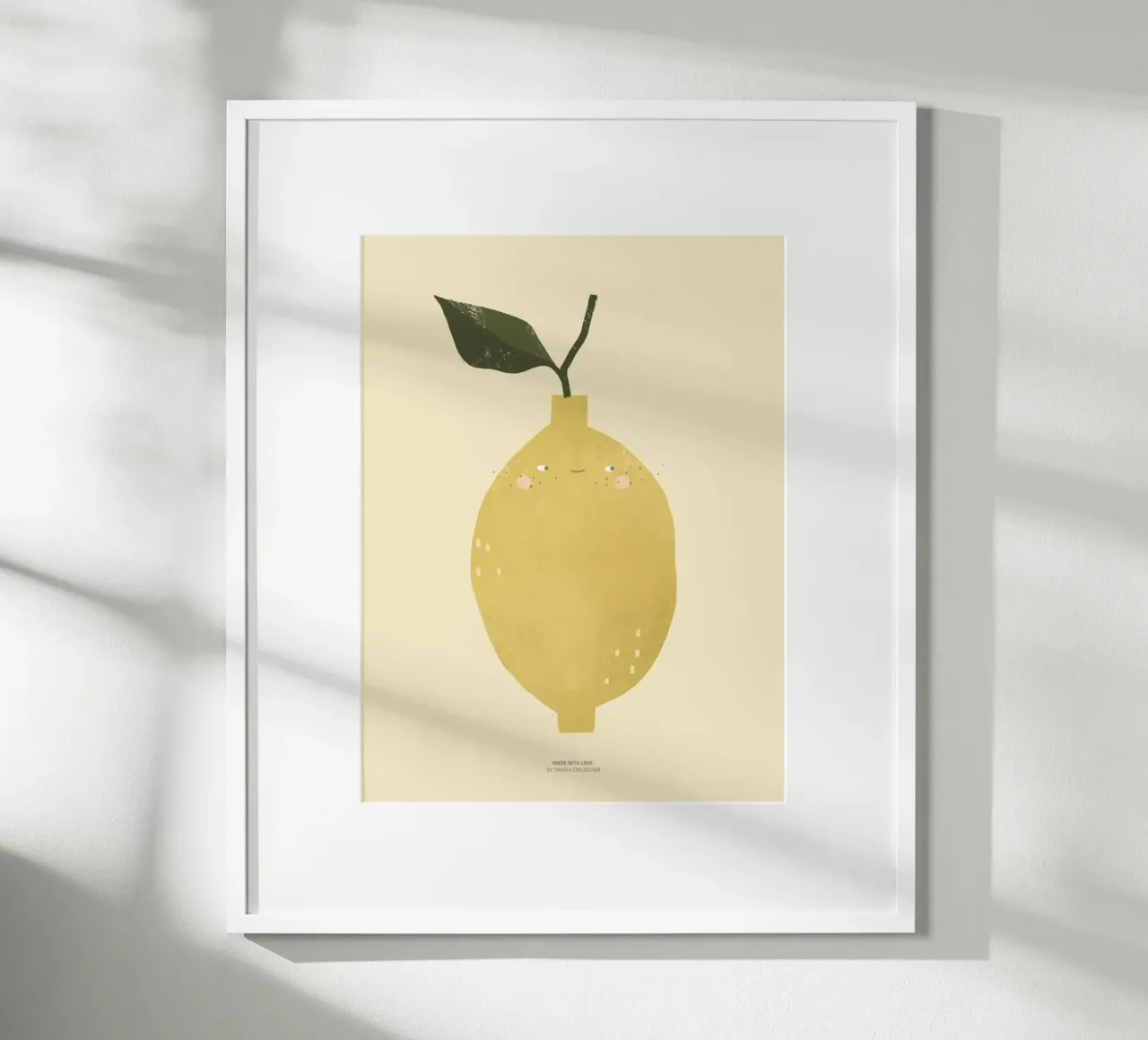 FRÖHLICHE SÜSSE ZITRONE Hahnemühle von sarahlenadesign