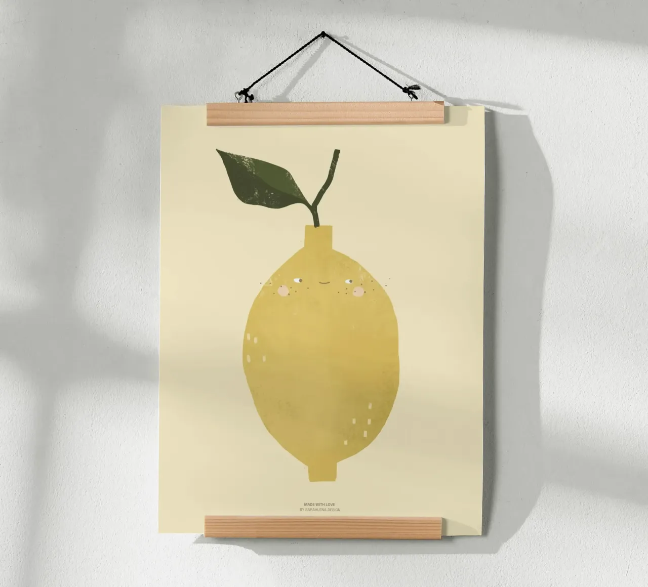 FRÖHLICHE SÜSSE ZITRONE Hahnemühle von sarahlenadesign