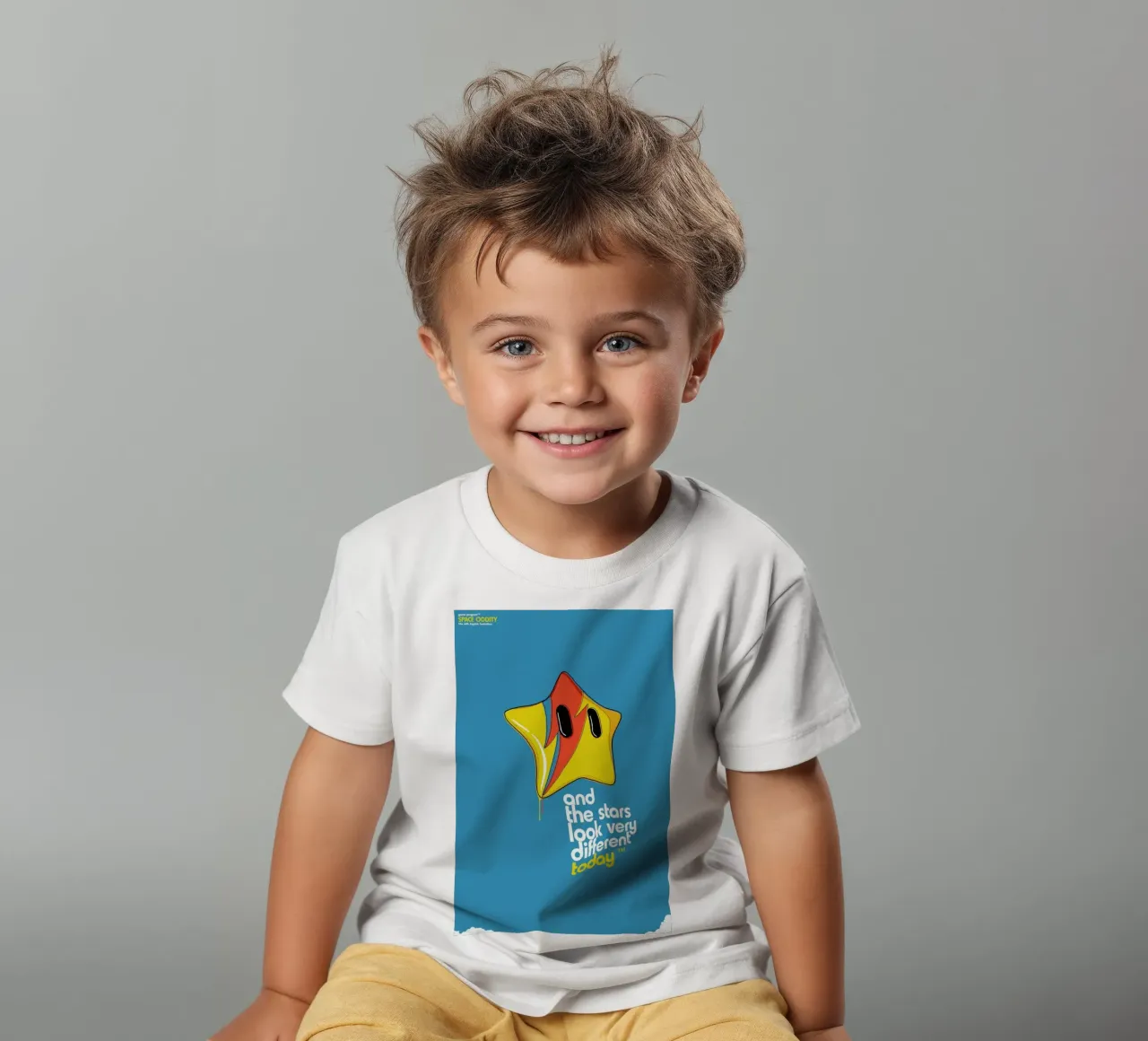 Space Oddity Game Program kids t-shirt by Butcher Billy