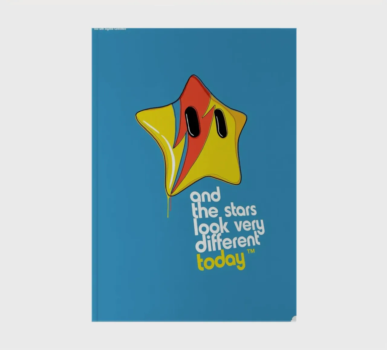 Space Oddity Game Program carnet de notes de Butcher Billy