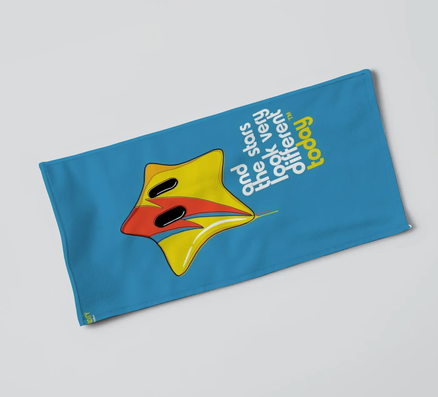 Space Oddity Game Program towel by Butcher Billy