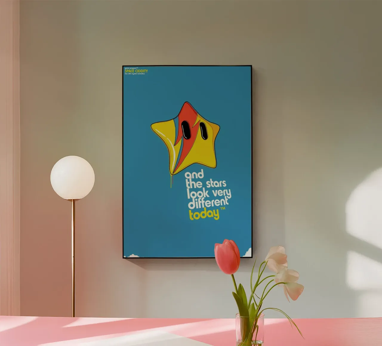 Space Oddity Game Program plexiglass da Butcher Billy