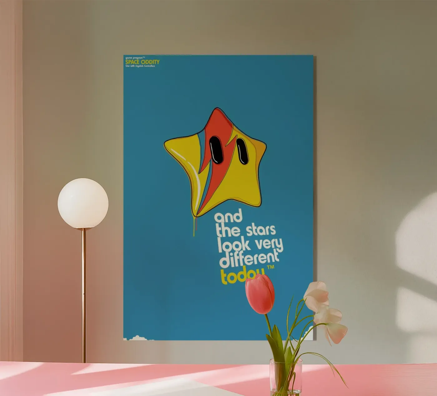 Space Oddity Game Program plexiglass da Butcher Billy