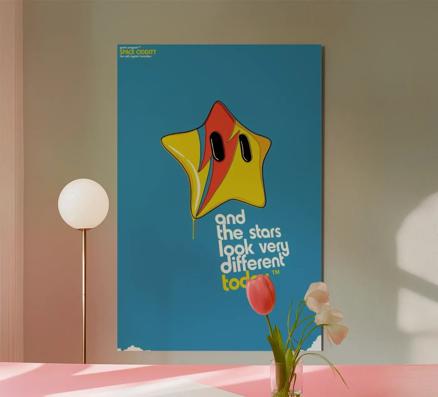 Space Oddity Game Program alluminio dibond da Butcher Billy