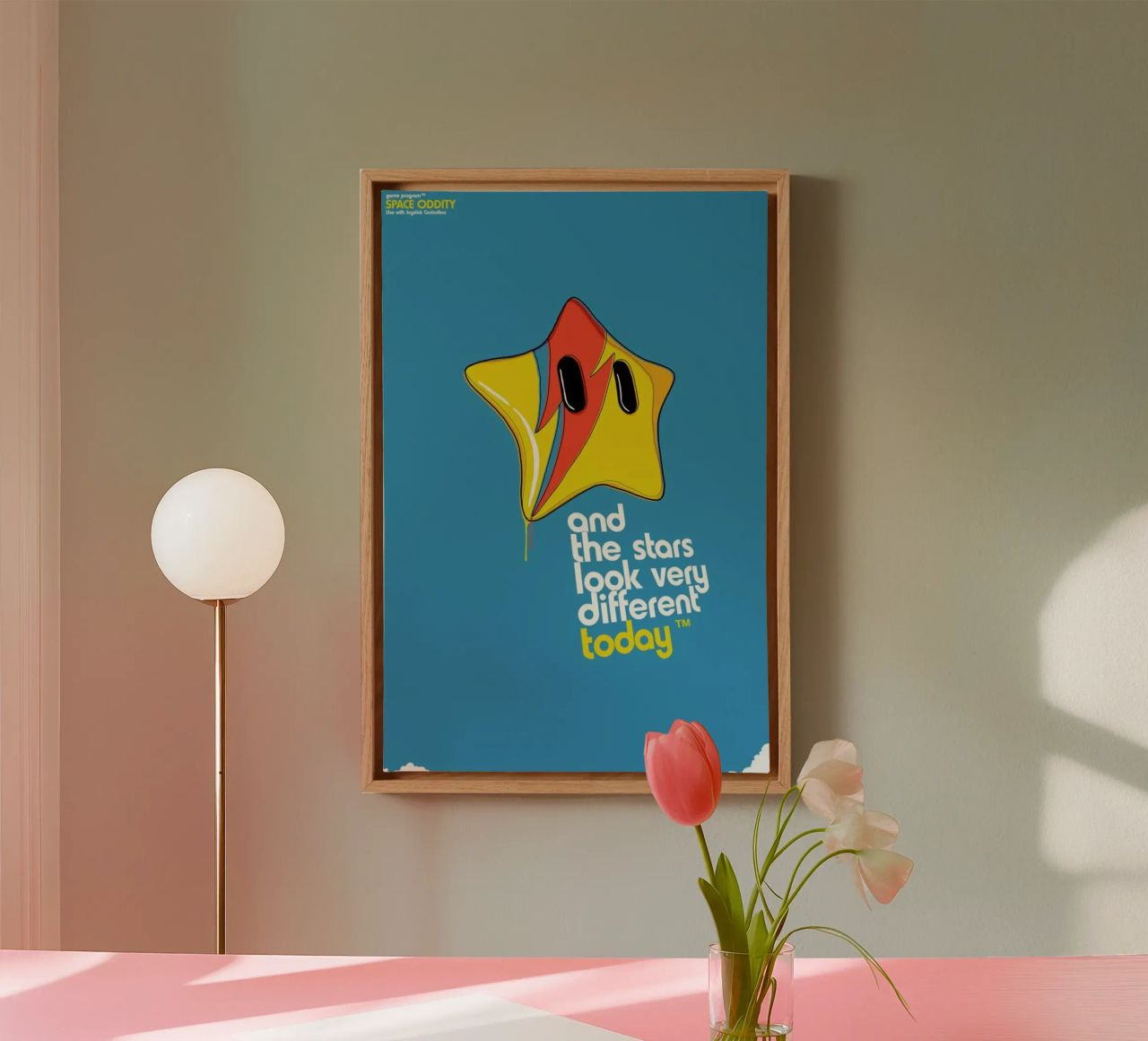 Space Oddity Game Program Leinwand von Butcher Billy