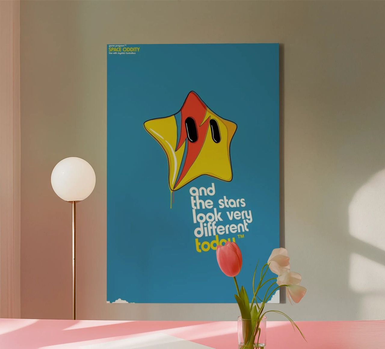 Space Oddity Game Program Leinwand von Butcher Billy