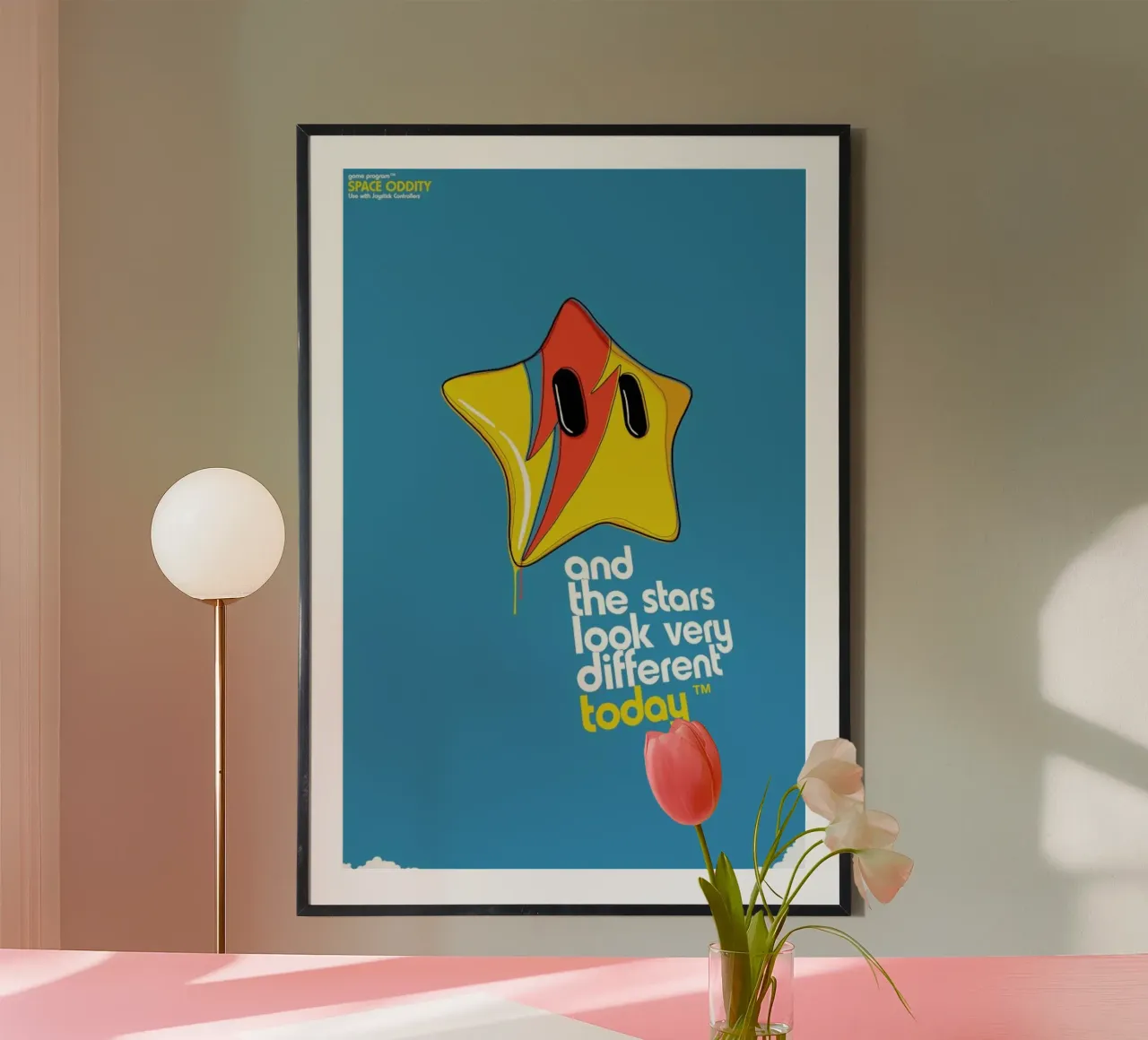 Space Oddity Game Program carta hahnemühle da Butcher Billy