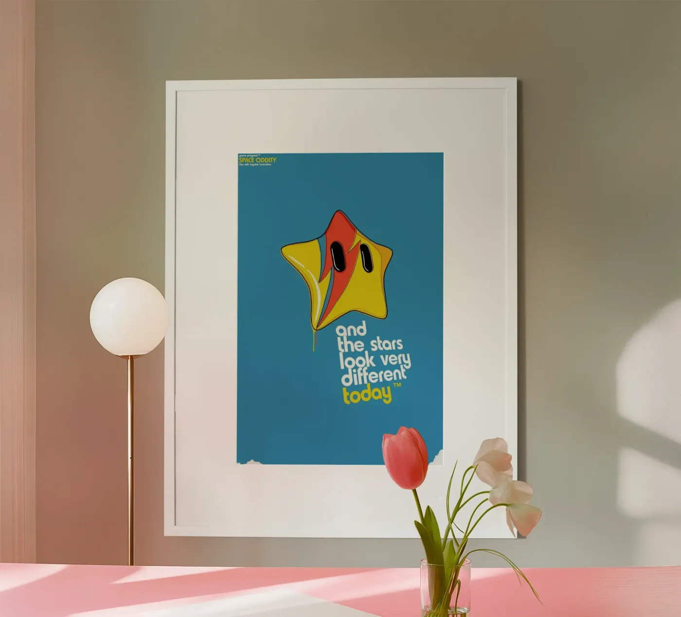Space Oddity Game Program Poster von Butcher Billy