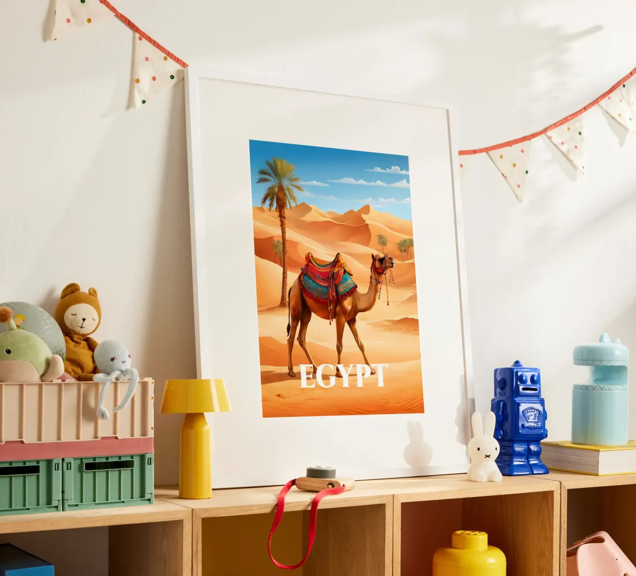Egitto Cammello nel deserto carta hahnemühle da Charnwood Prints