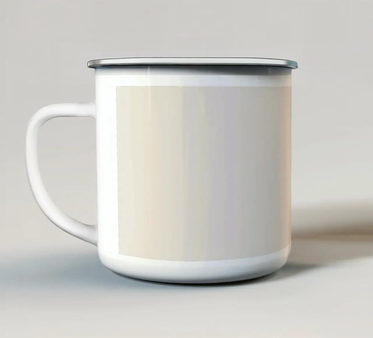 Vivere allo stesso tempo - Dire tazza in smalto da Roseberry Design