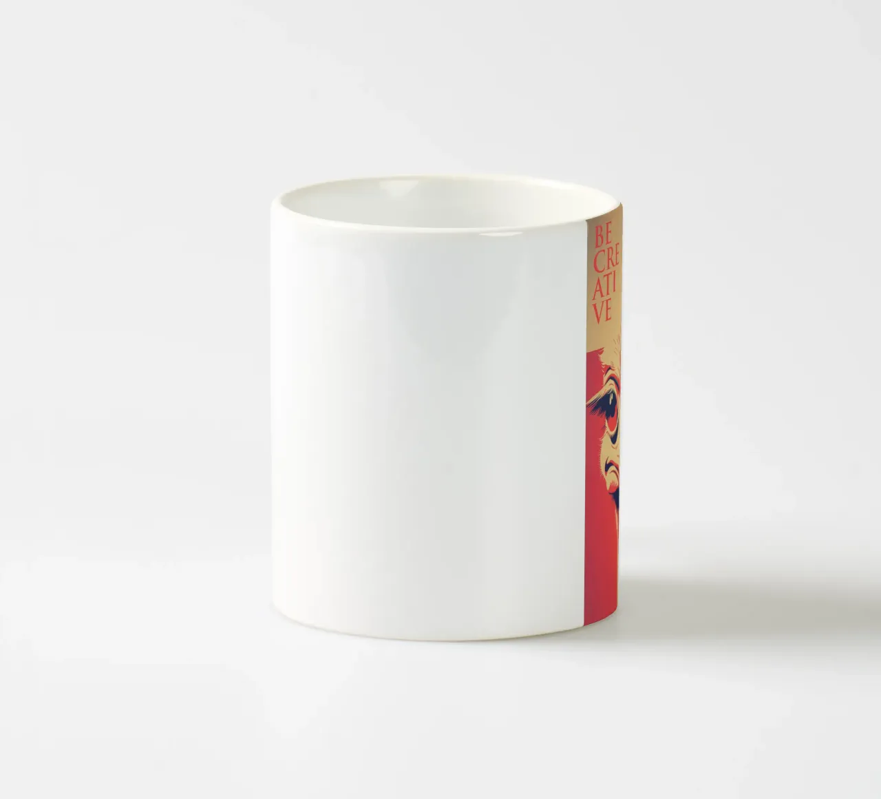 Essere creativi - Ritratto di struzzo eccentrico tazza in ceramica da Autofocus