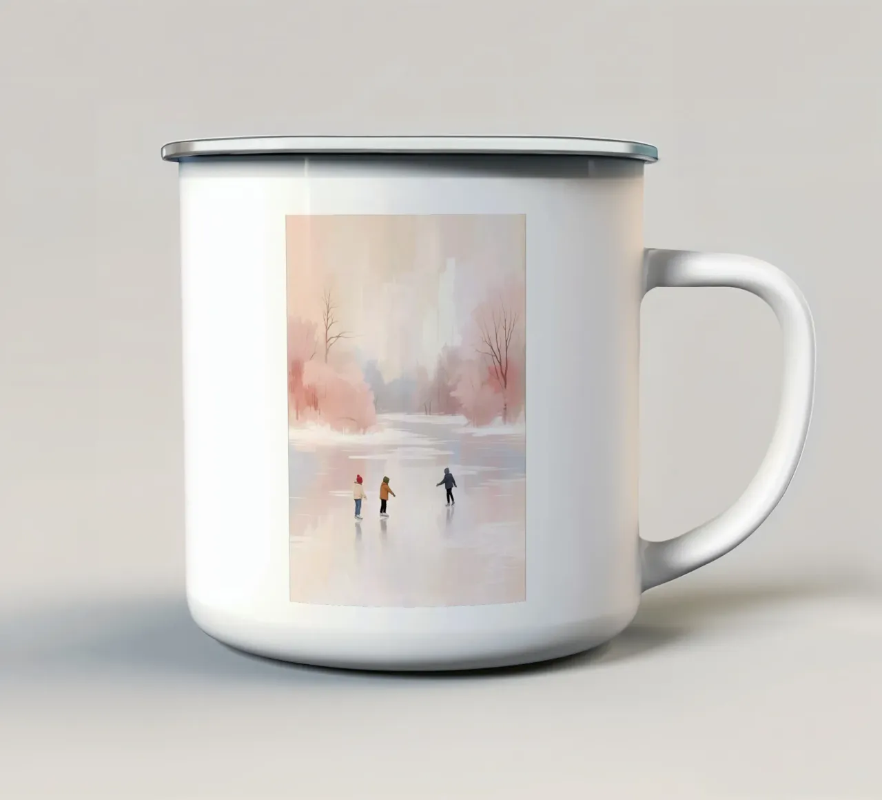 Schlittschuhlaufen tazza in smalto da Ohkimiko