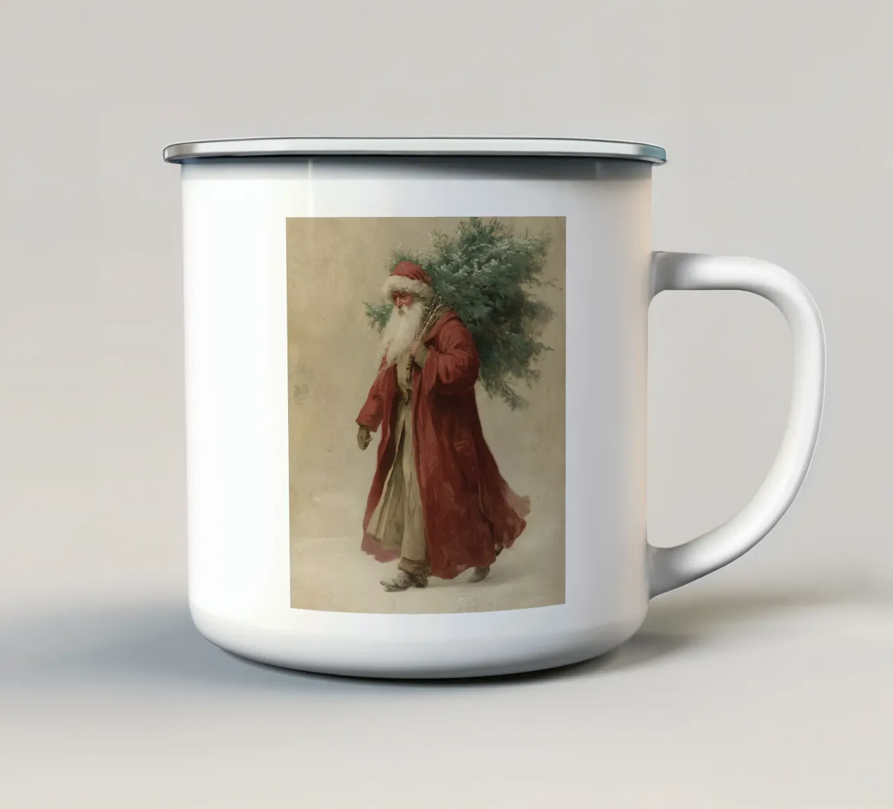 Christmas Tree Gathering tazza in smalto da Willow & Elm