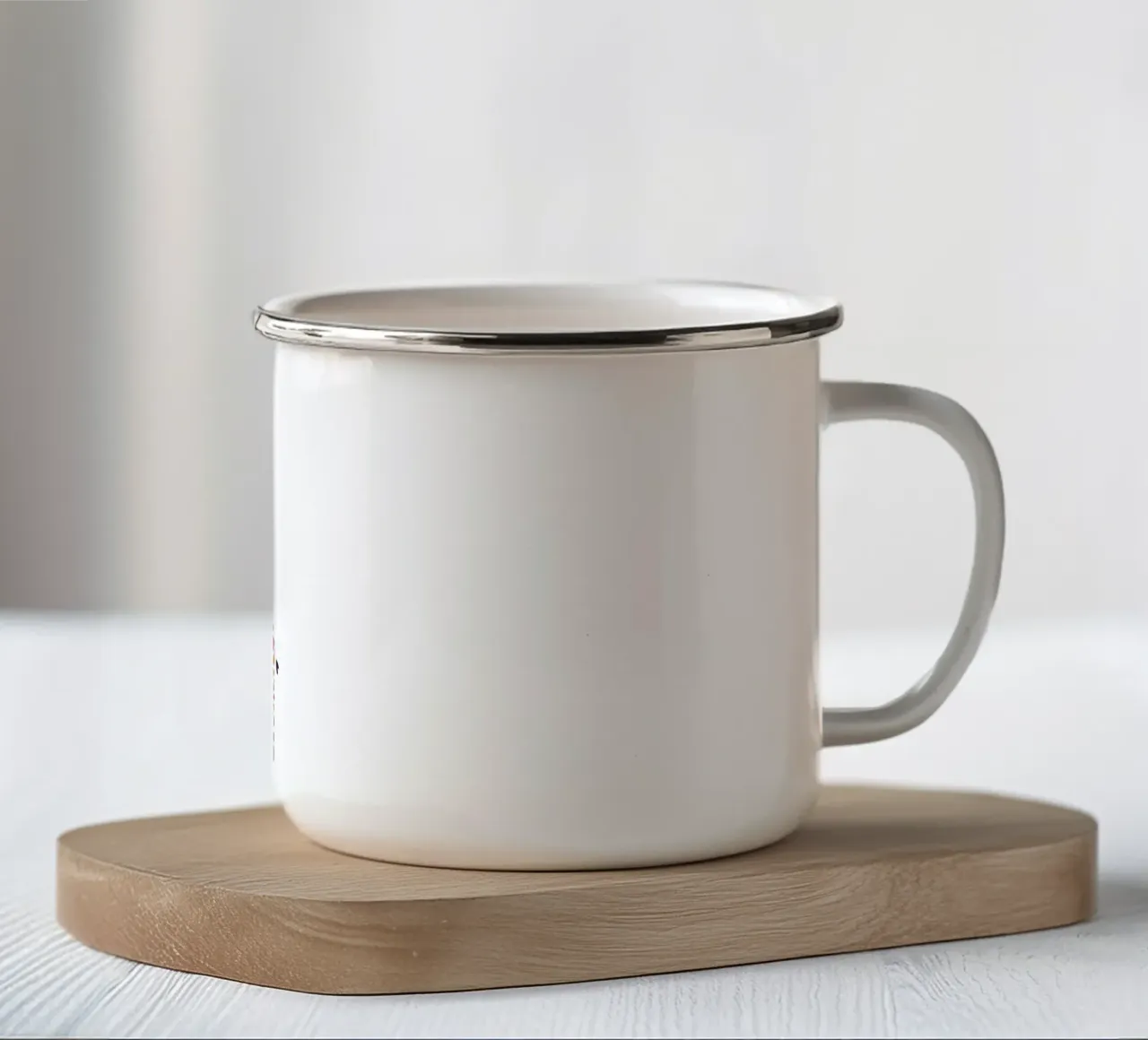 Sussurri di colore tazza in smalto da Doodle Dreams Art