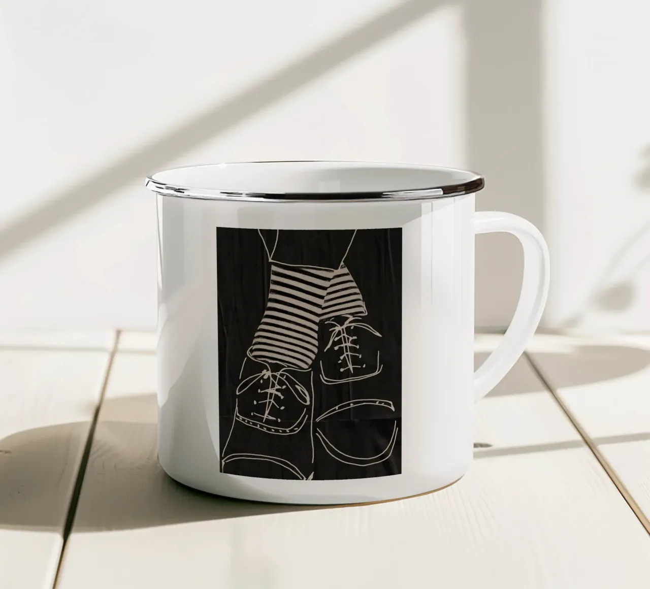 Buon umore tazza in smalto da dada22