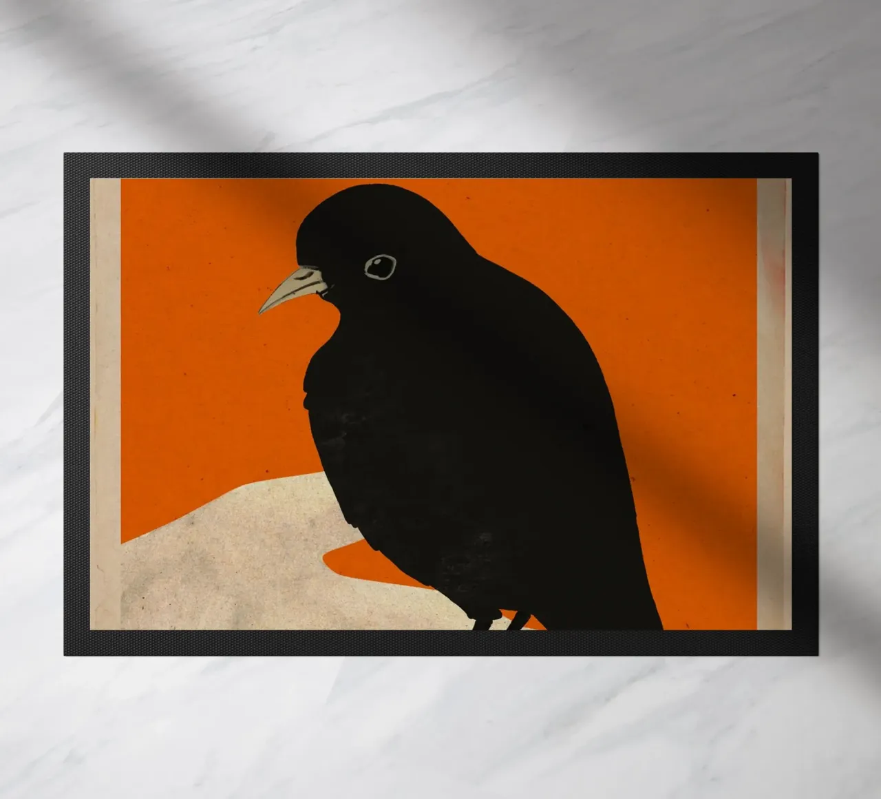 Uccello in mano zerbino da M.A.Z.U.N.