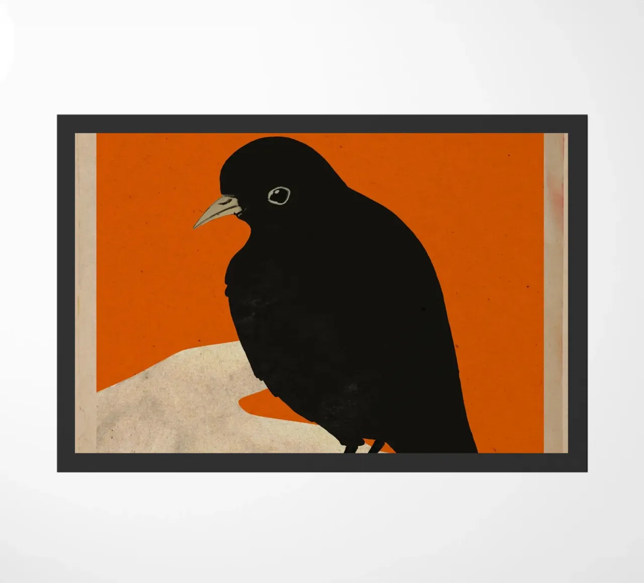 Uccello in mano zerbino da M.A.Z.U.N.