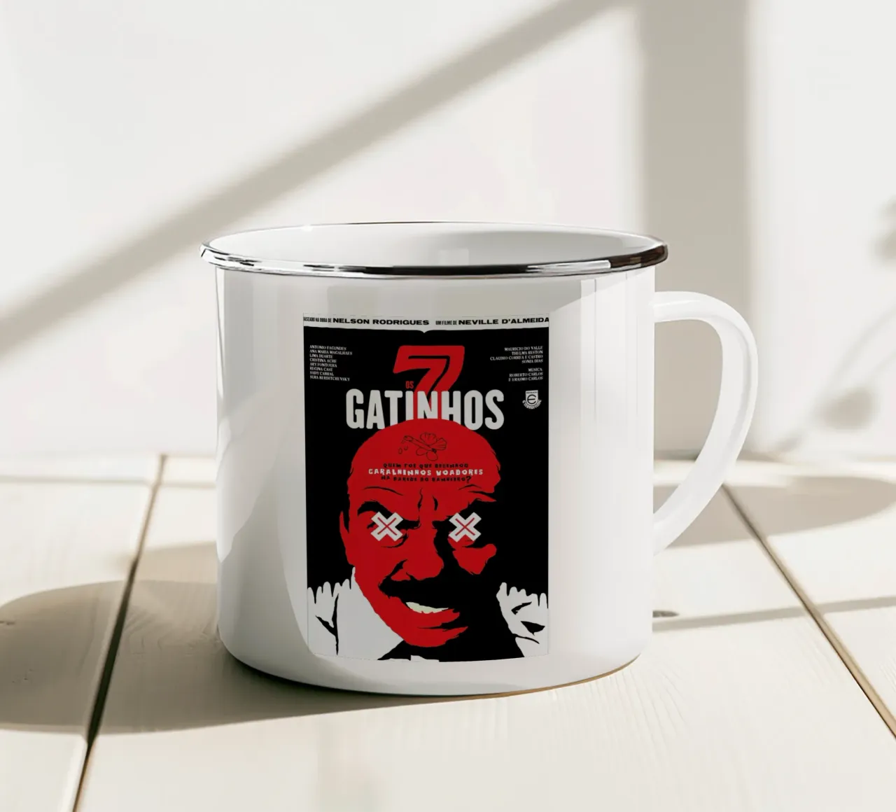 Os 7 Gatinhos tazza in smalto da Butcher Billy