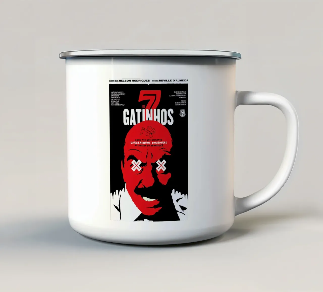 Os 7 Gatinhos tazza in smalto da Butcher Billy