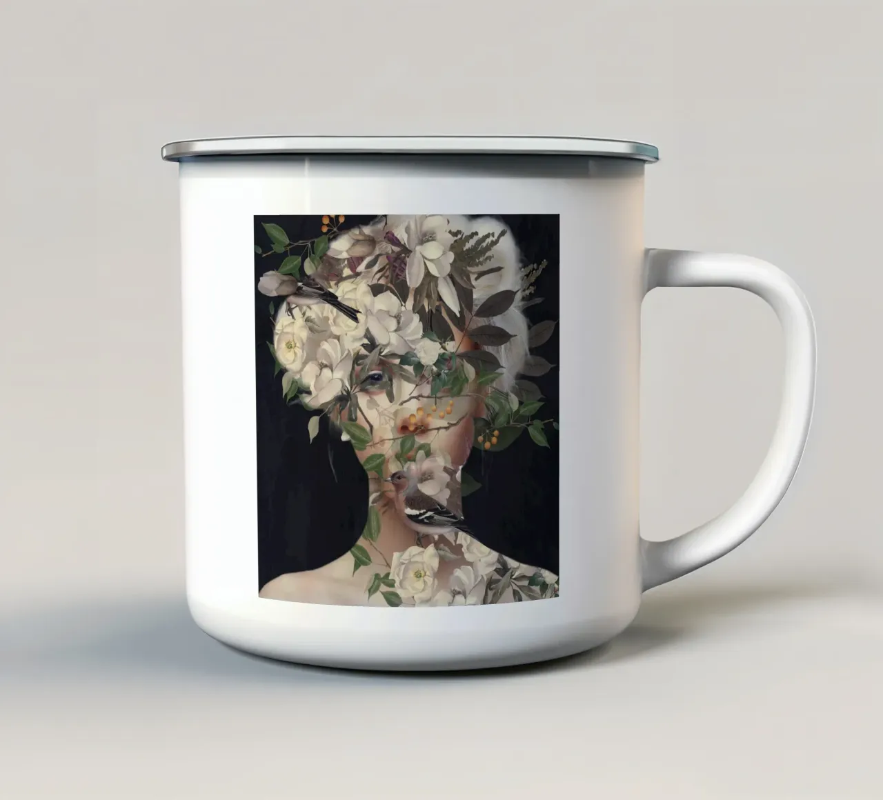 Primavera 4 tazza in smalto da dada22