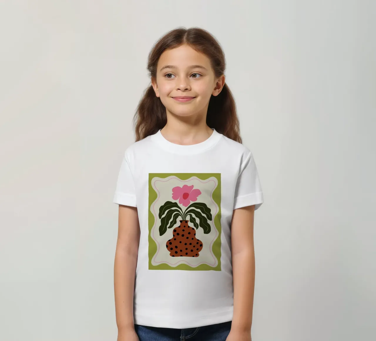 Grace kinder t-shirt van Miho Art Studio