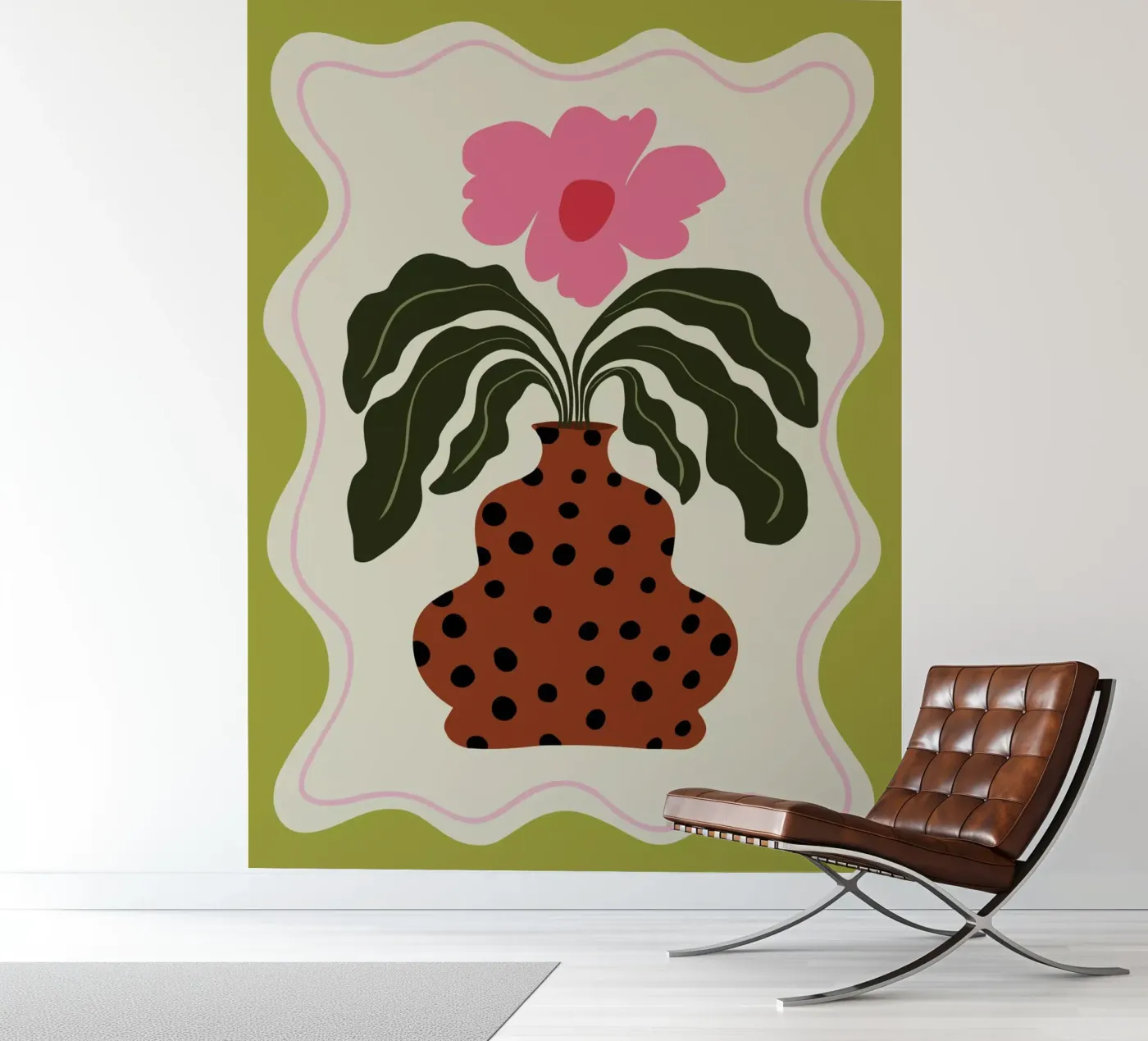 Grace fotobehang van Miho Art Studio