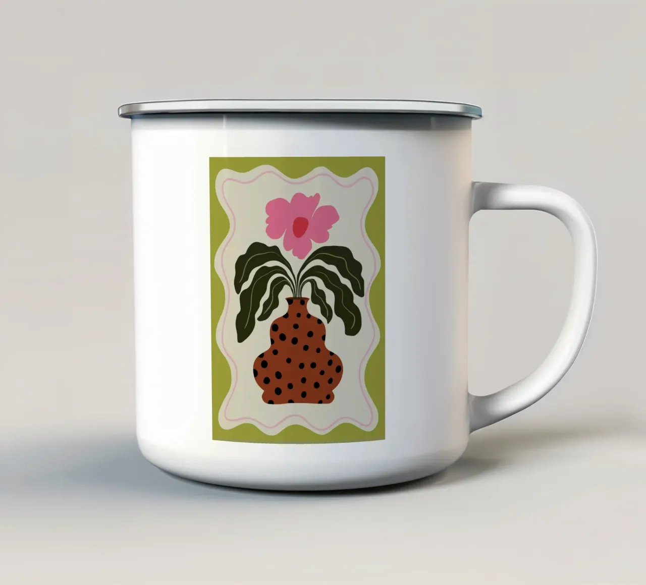Grazia tazza in smalto da Miho Art Studio