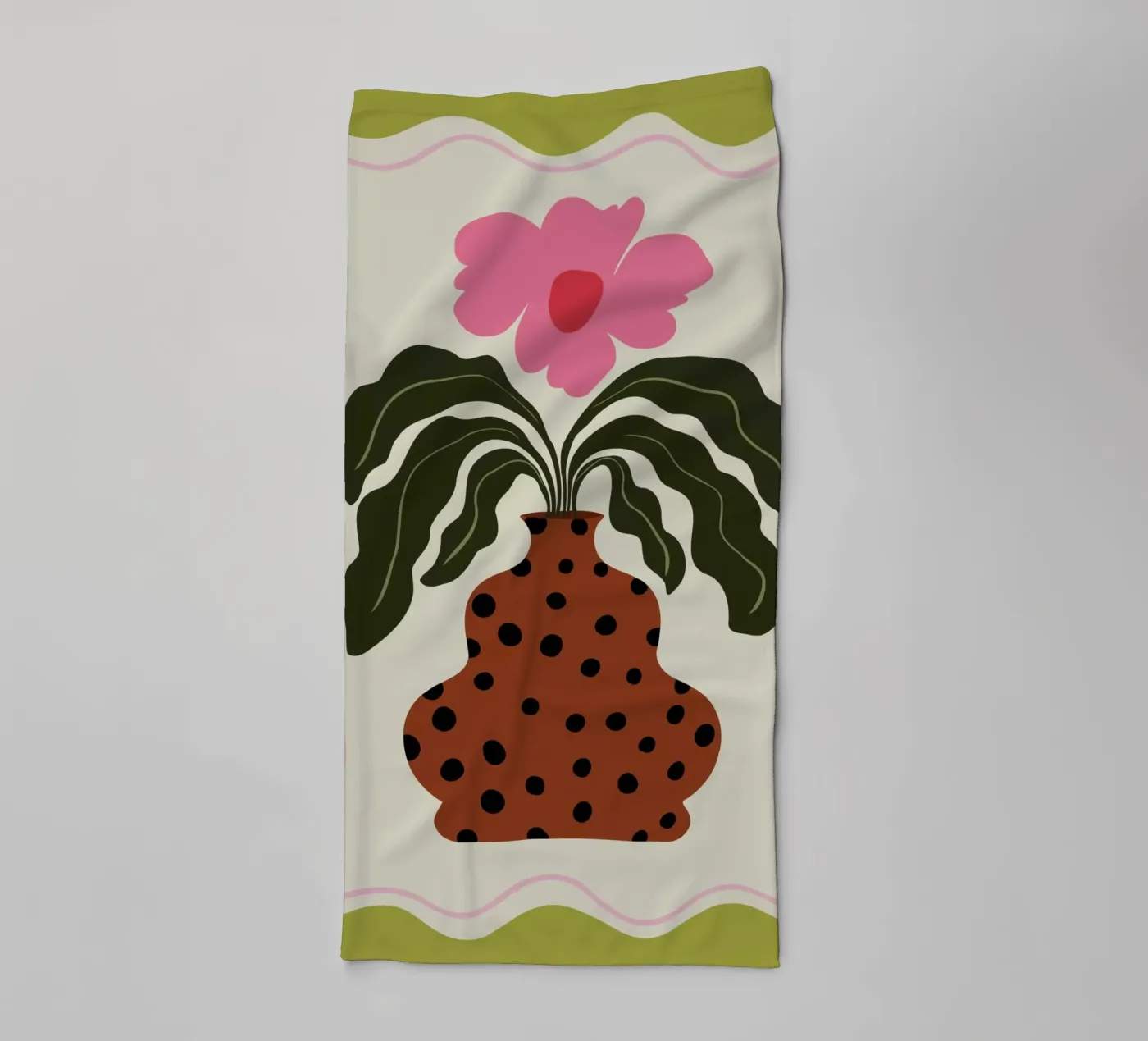 Grace towel by Miho Art Studio