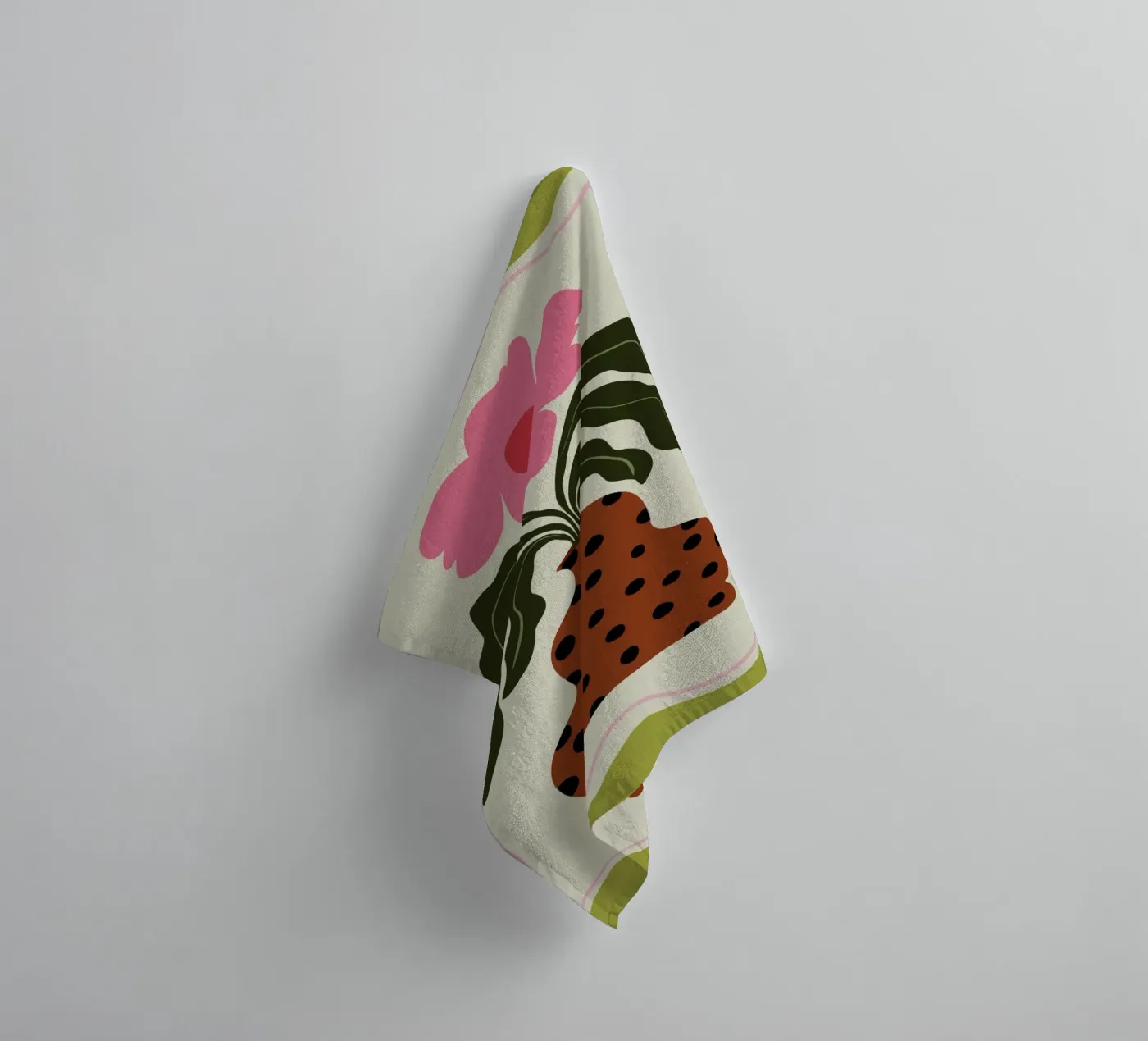 Grace towel by Miho Art Studio