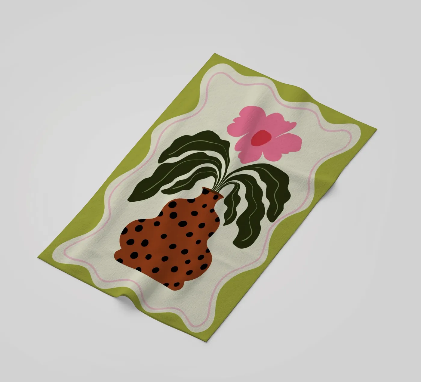 Grace strandhanddoek van Miho Art Studio