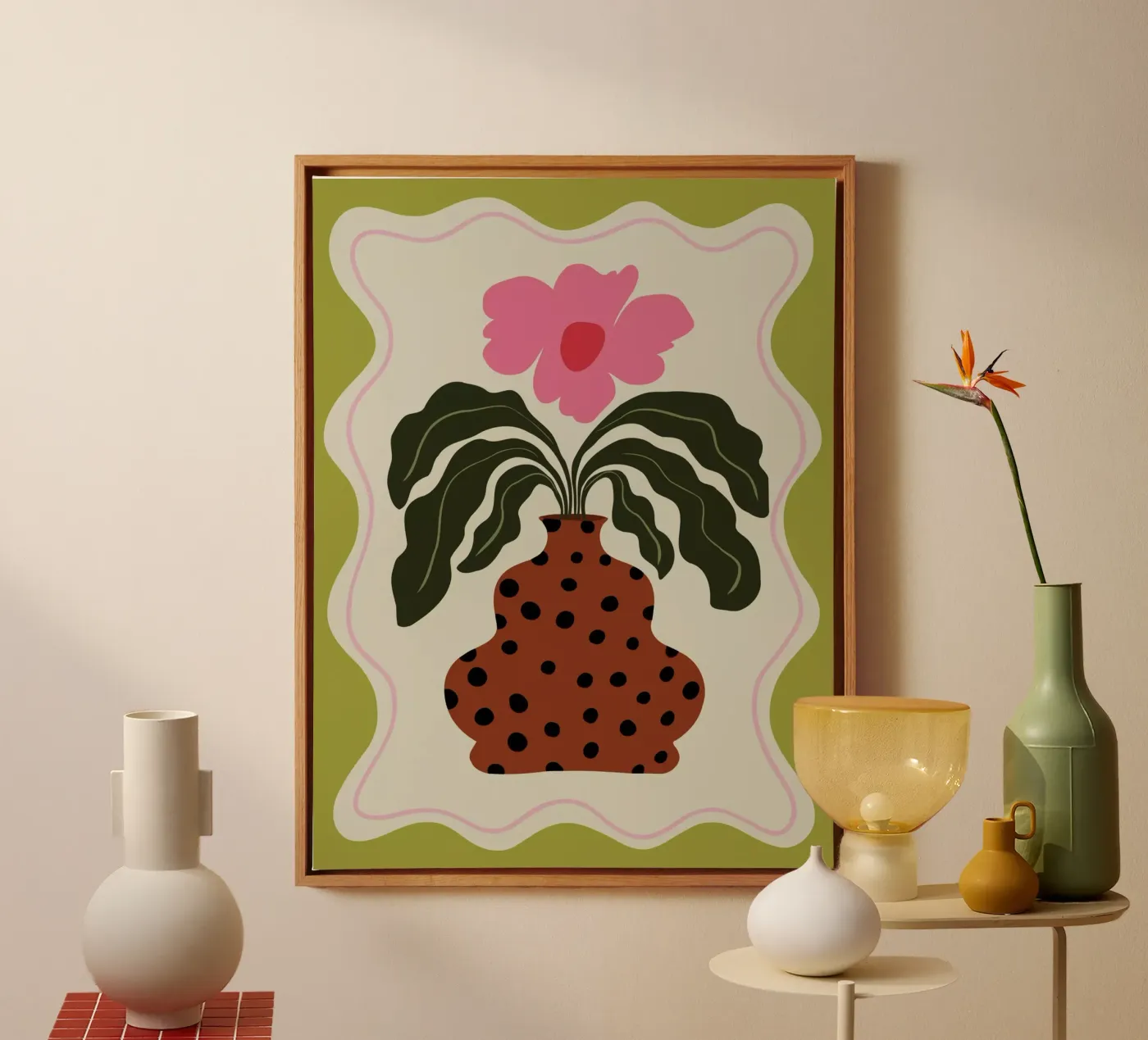 Grace canvas van Miho Art Studio