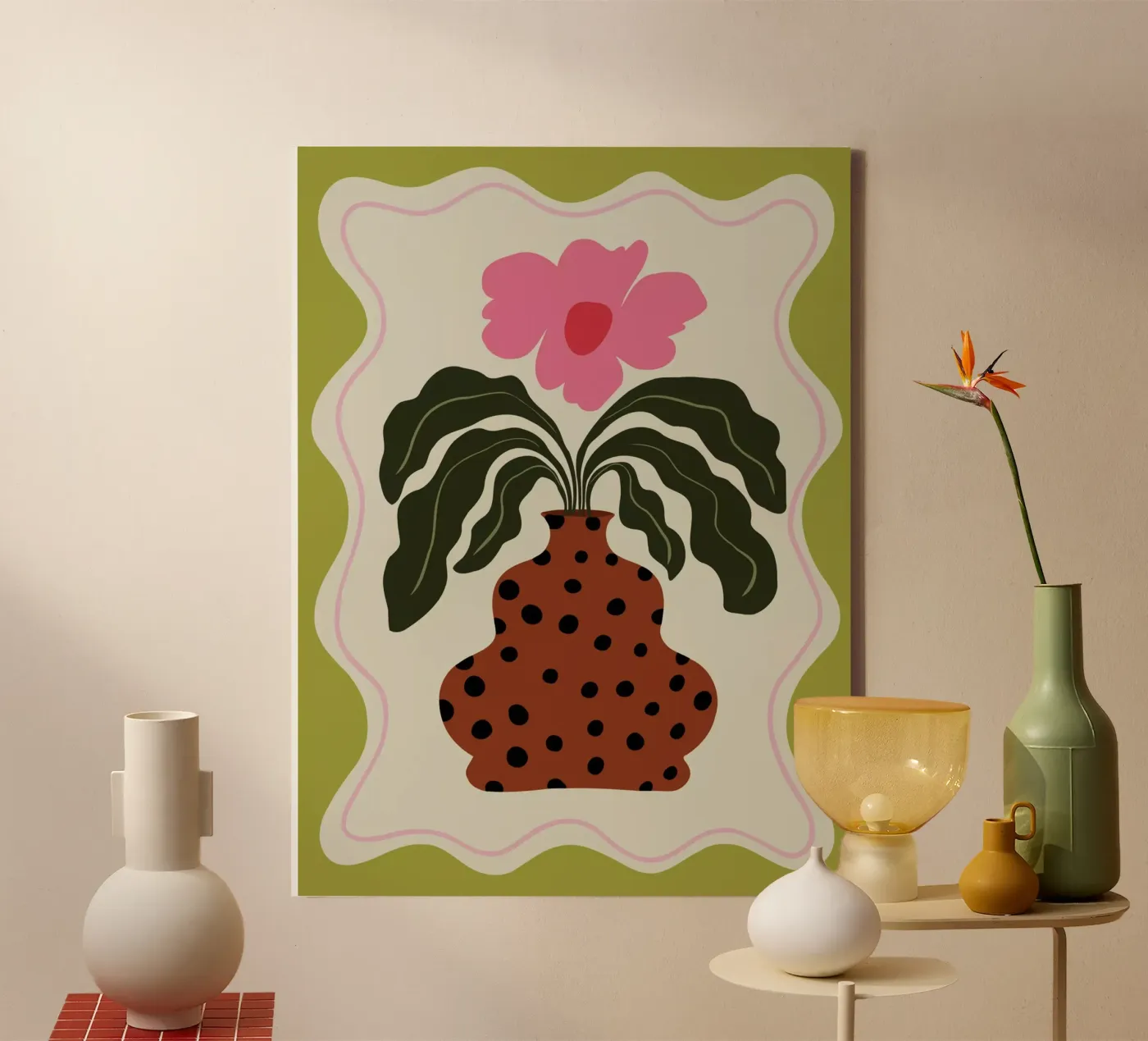 Grace canvas van Miho Art Studio