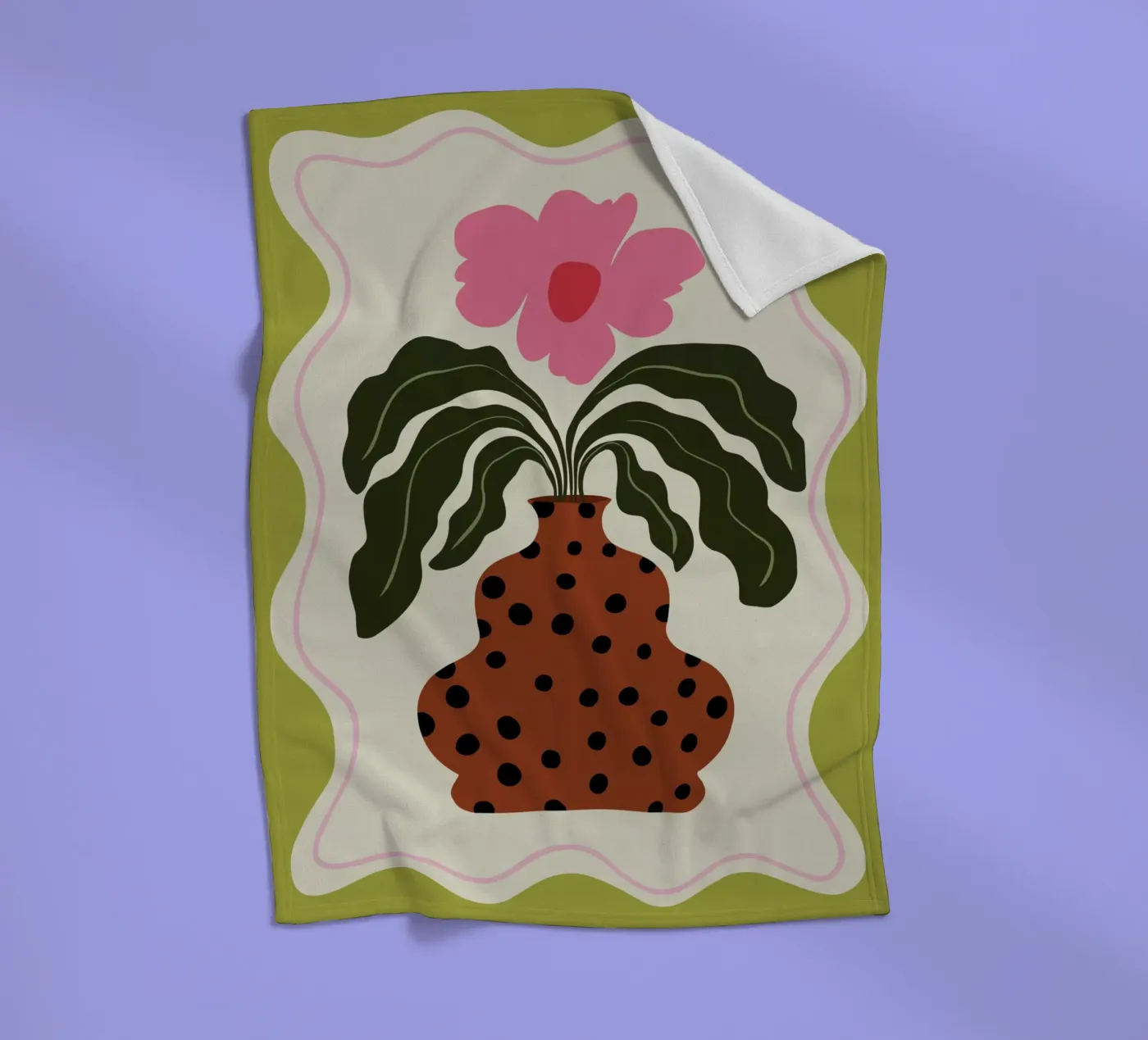 Grace Fleecedecke von Miho Art Studio