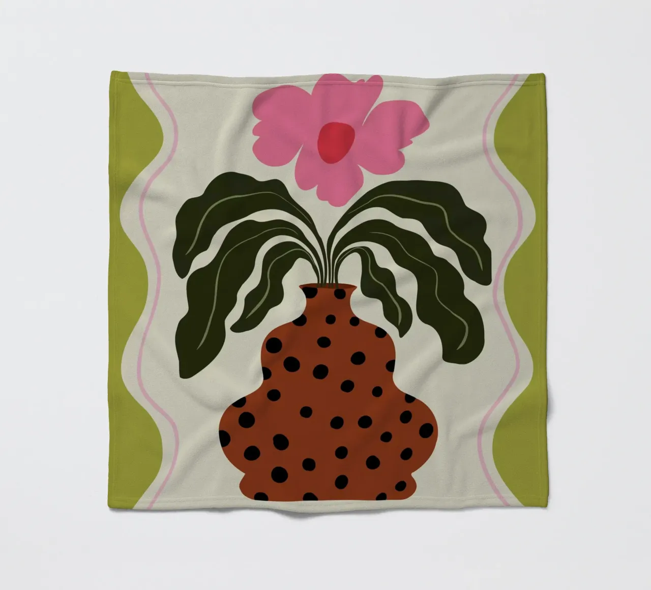 Anmut Fleecedecke von Miho Art Studio