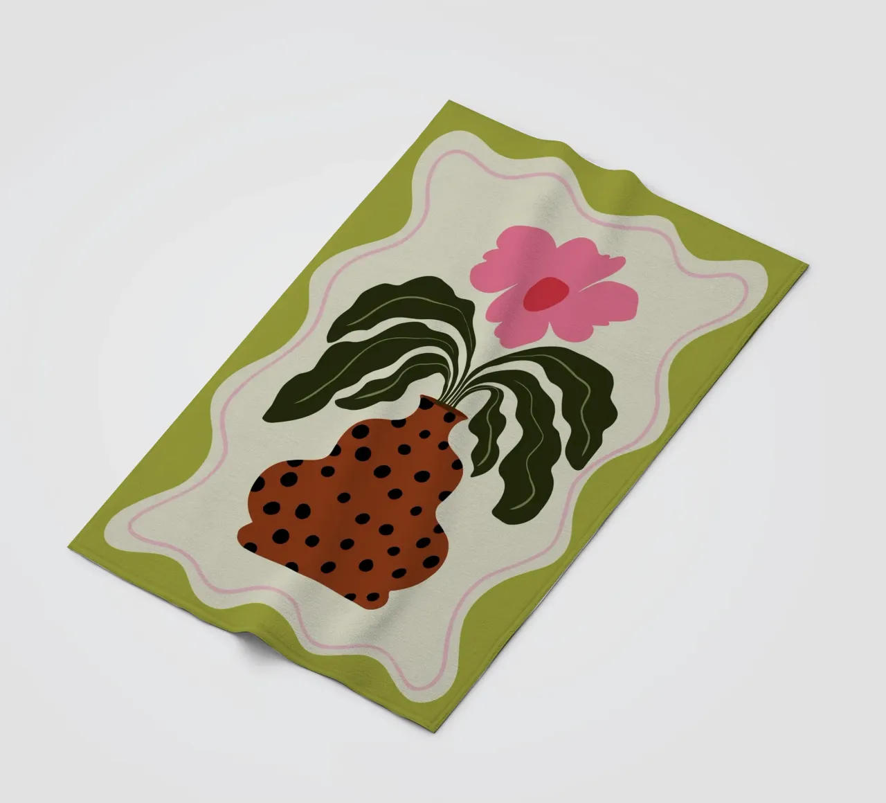 Anmut Fleecedecke von Miho Art Studio