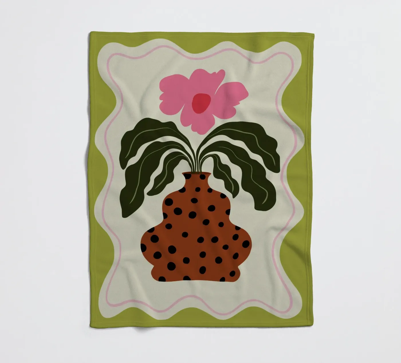 Grace Fleecedecke von Miho Art Studio