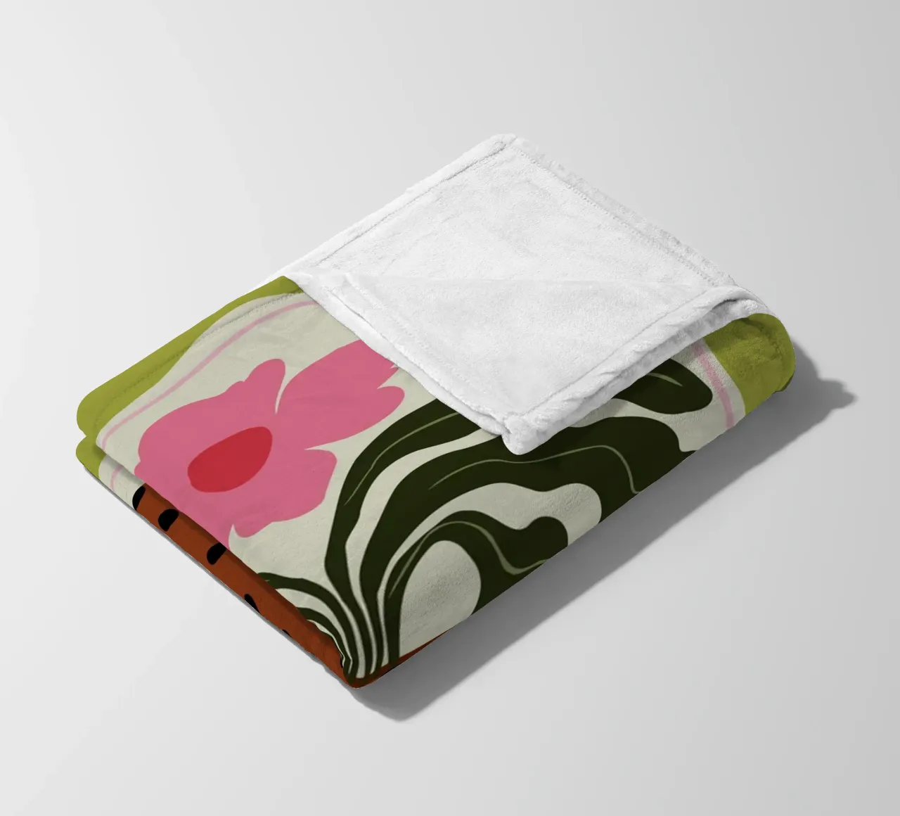 Anmut Fleecedecke von Miho Art Studio