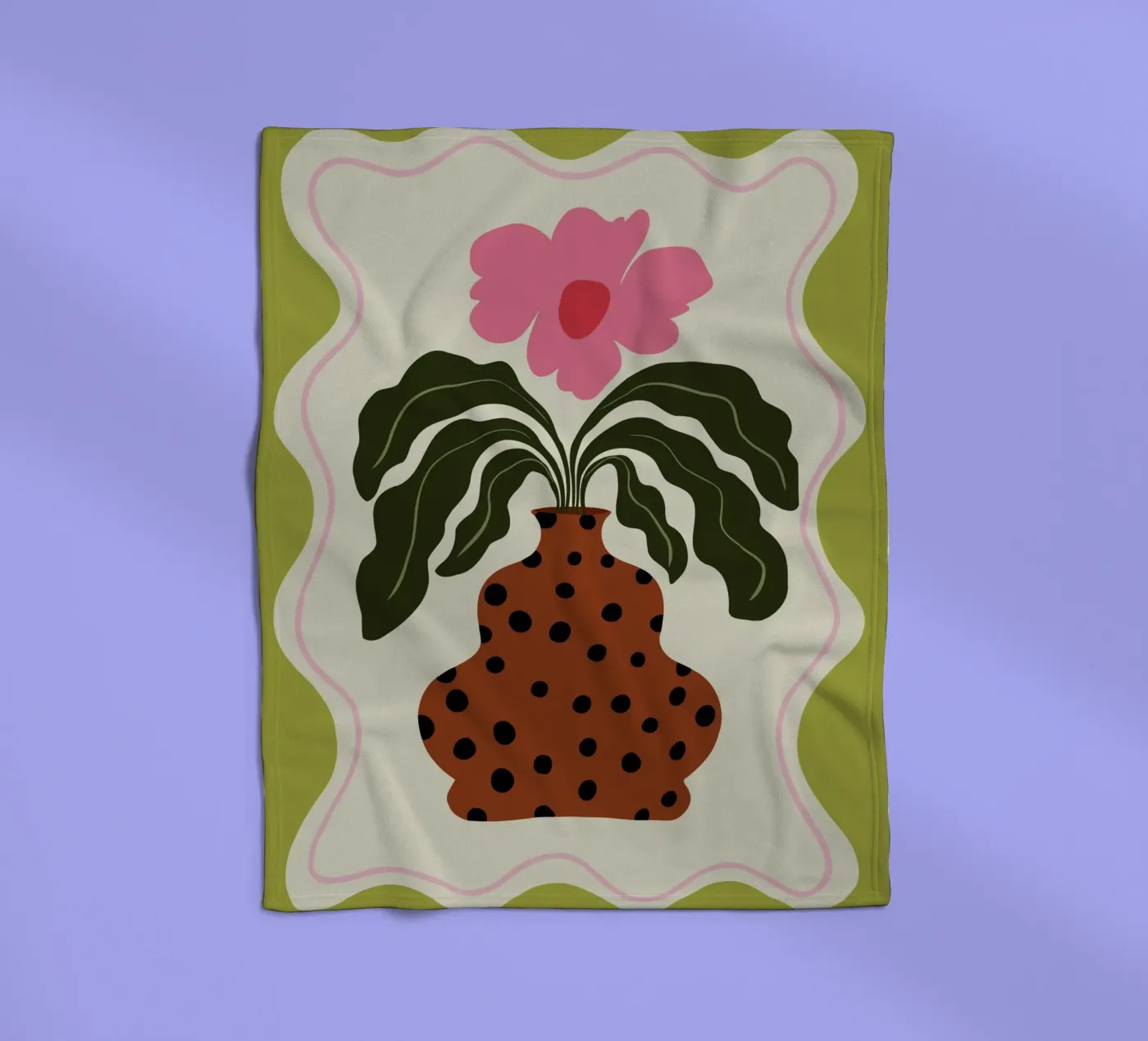 Grace Fleecedecke von Miho Art Studio