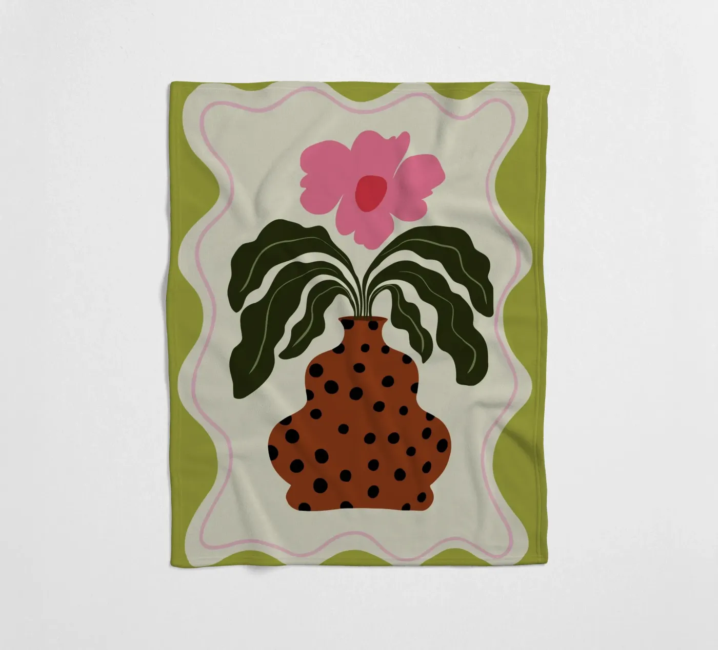 Grace Fleecedecke von Miho Art Studio