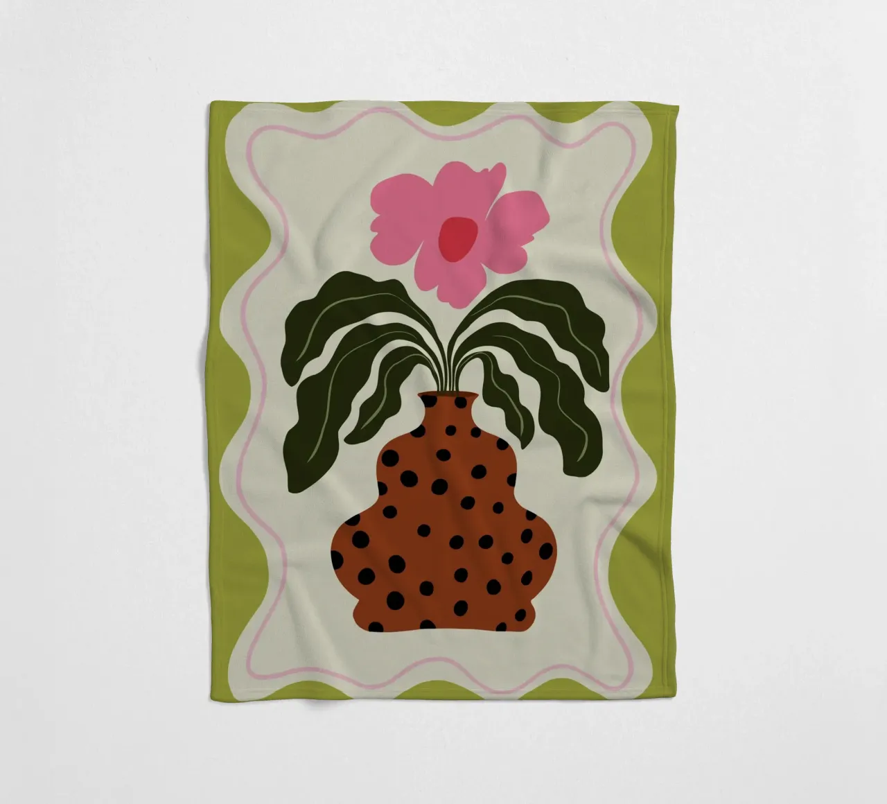 Anmut Fleecedecke von Miho Art Studio