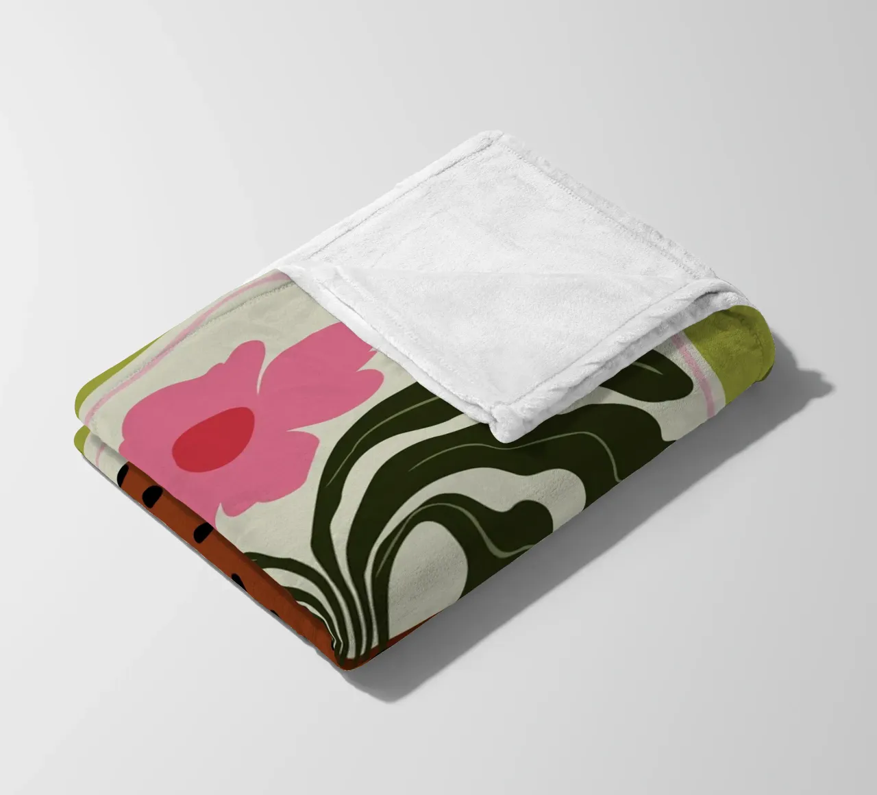 Anmut Fleecedecke von Miho Art Studio