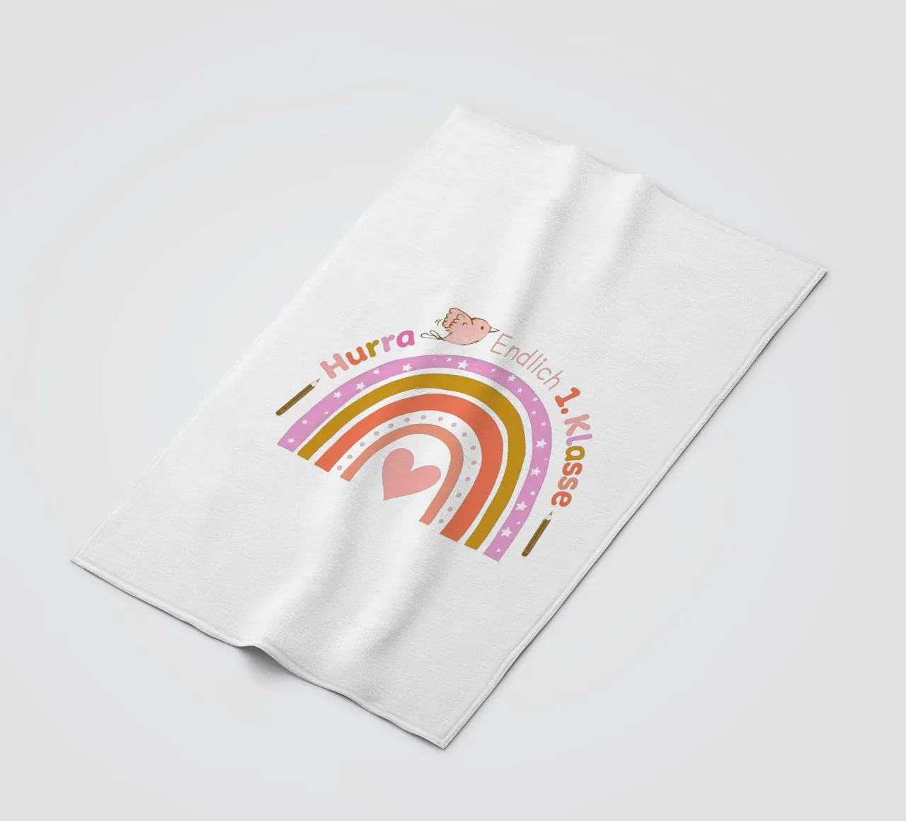 Finalmente la prima classe. Per i bambini di prima elementare, le studentesse coperta in pile da CalliLetters