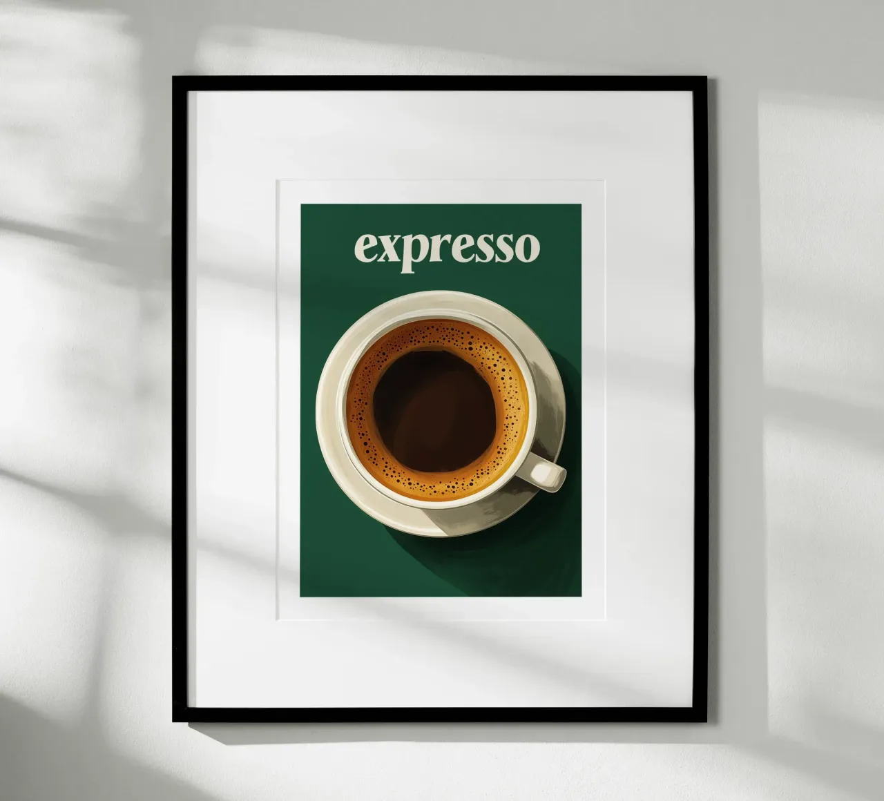 Espresso classico su verde intenso carta hahnemühle da Spice & Spoon Studio