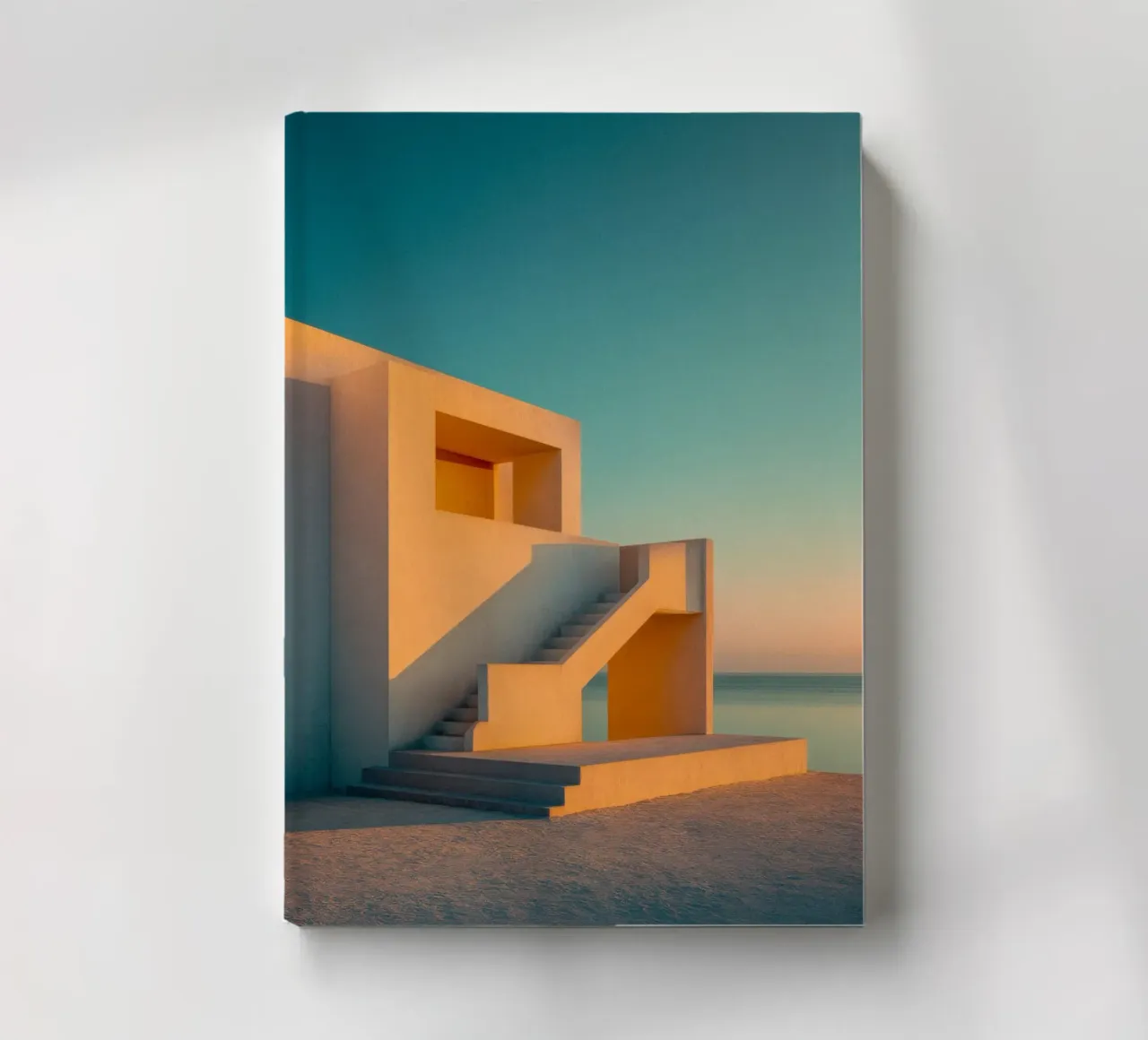 Minimalist architecture poster notebook by Affiches Minimalistes