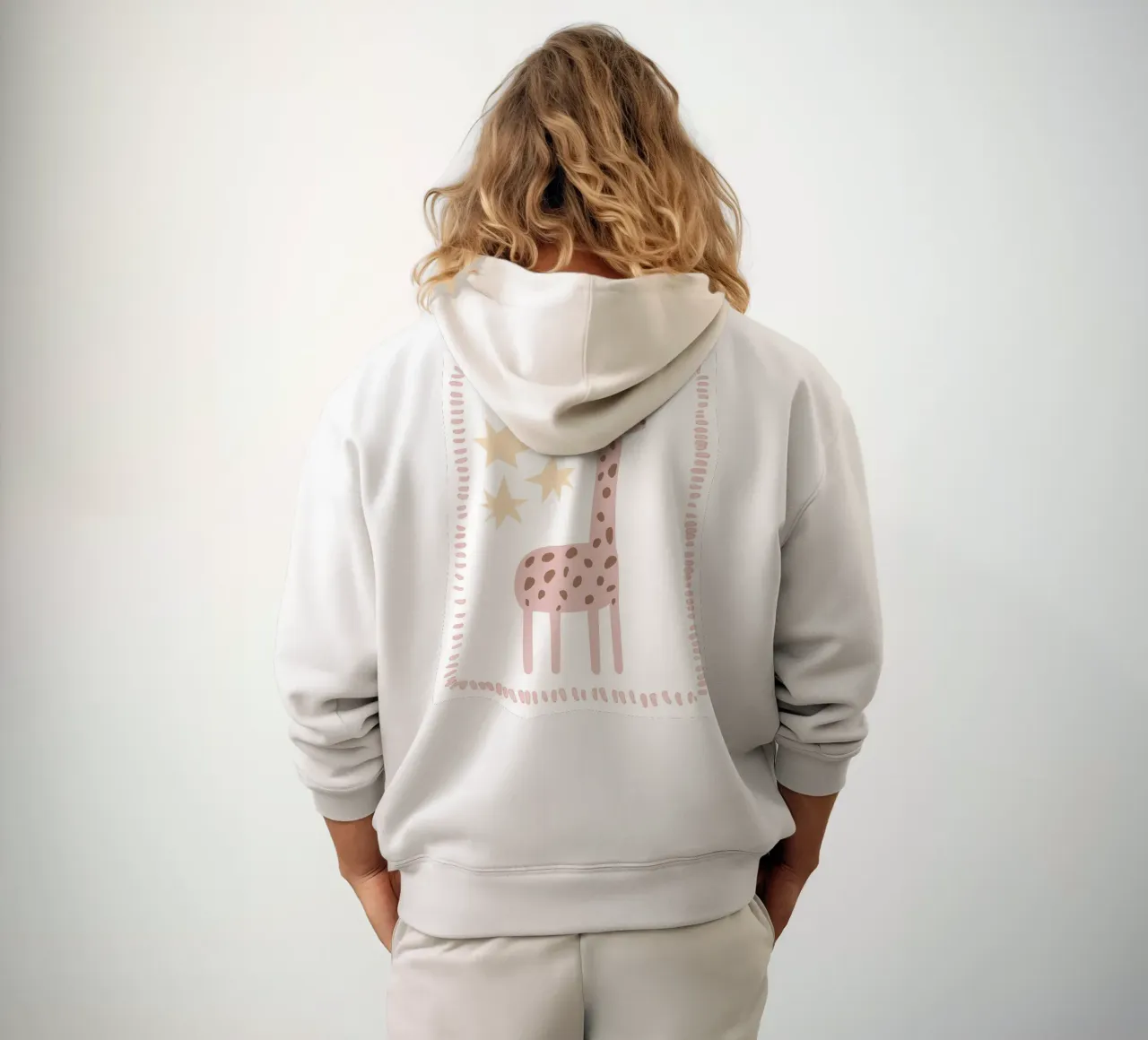 Giraffa gentile felpa con cappuccio da Littleleo