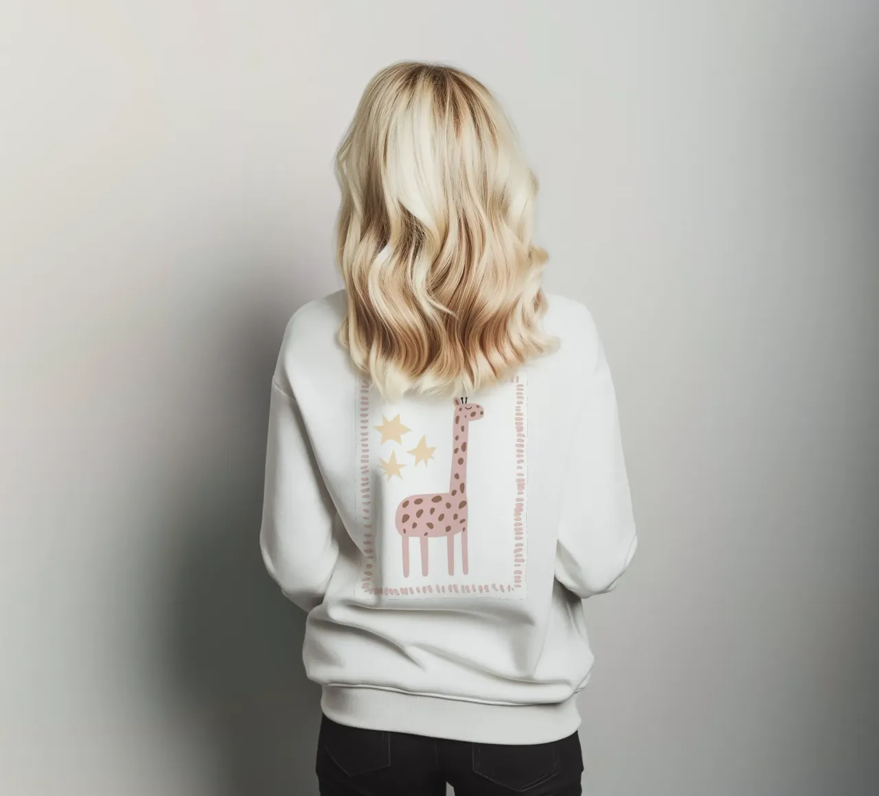 Zachte Girafe sweatshirt van Littleleo