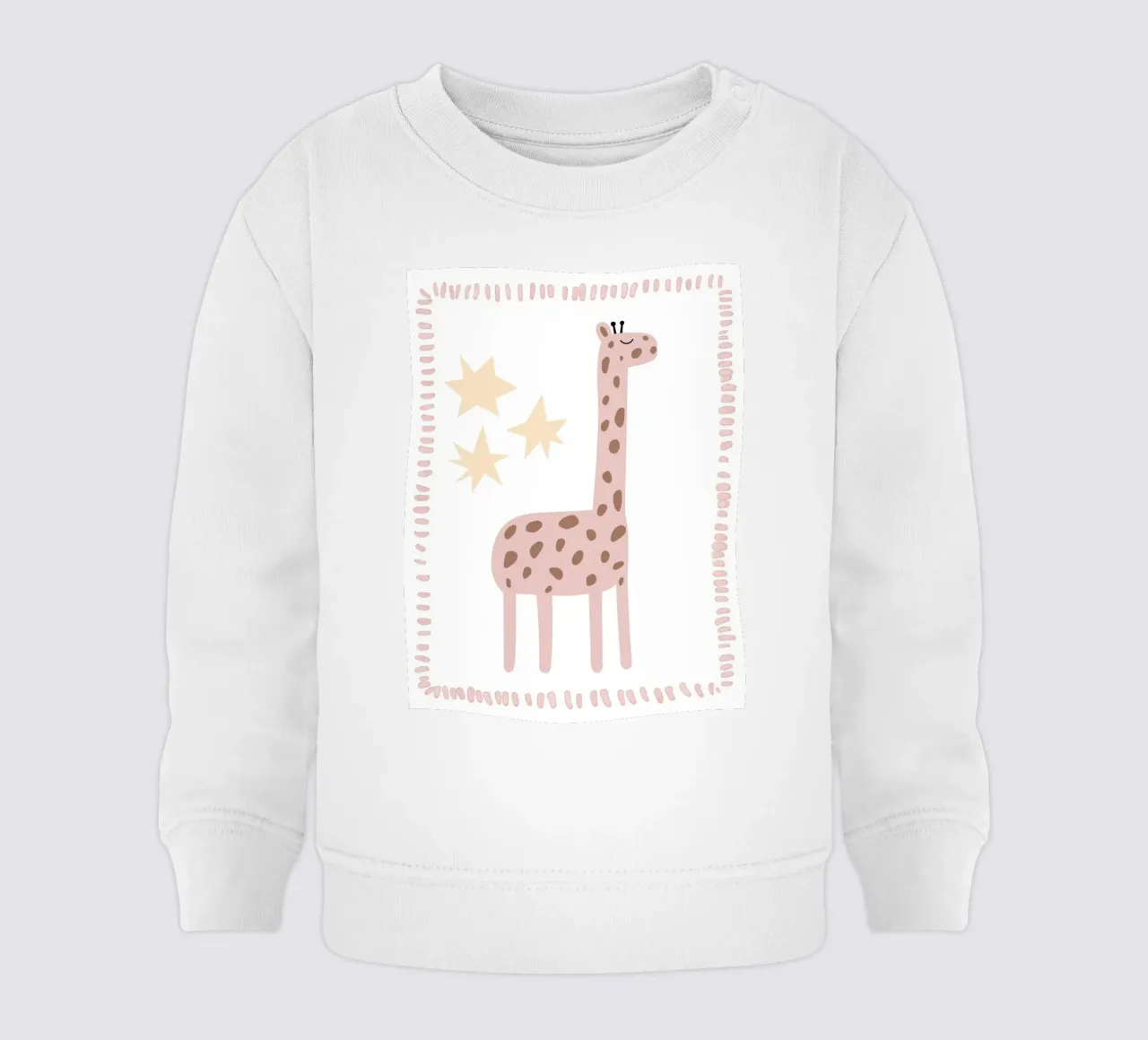 Giraffa gentile felpa neonato da Littleleo